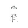glass beverage dispenser with stand