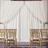 Ivory Ceremony Backdrop