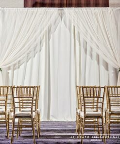 Ivory Ceremony Backdrop