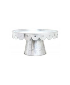 galvanized cake stand