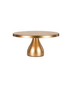 gold cake stand with pedestal