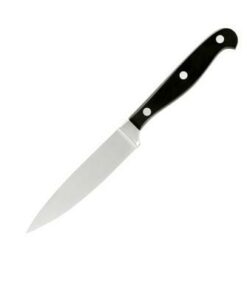 steak knife black handle