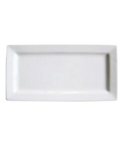 white rectangle platter