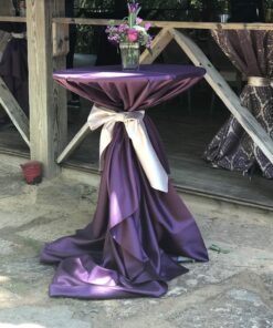 purple cocktail table