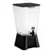 5 Gallon Black Beverage, Plastic